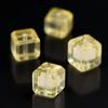 Citrine Yellow Lemon Cube Beads for DIY Jewelry