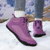 Waterproof Snow Boots Men's and Women's Cold-proof Cotton Shoes Couple High-top Outdoor Velvet Sports Shoes Barefoot Winter Shoes