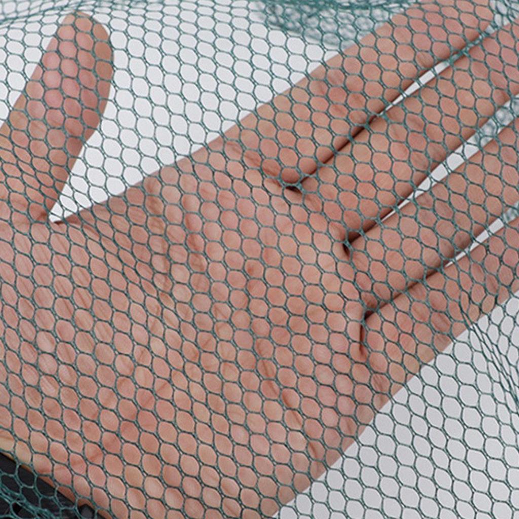 100/80CM Large Round Folding Drop Fishing Net Shrimp Catcher Tank Casting Network Fish Eels Trap Cage Prawn Bait Crab Netting