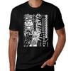 Frostbyte Black And White Tshirt Large Size Loose Casual Tee