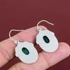Malachite Earring Natural Gemstone Earrings Designer Jewelry Handmade Earrings 925 Sterling Silver Earring Vintage Earring Engagement Gifts
