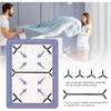 Luyena Bed Sheet Straps,4+1 Pcs Fitted Sheet Clips Holder,Upgraded Triangular Sheet Clip for Corner, Elastic Adjustable Sheet Strap for Mattress
