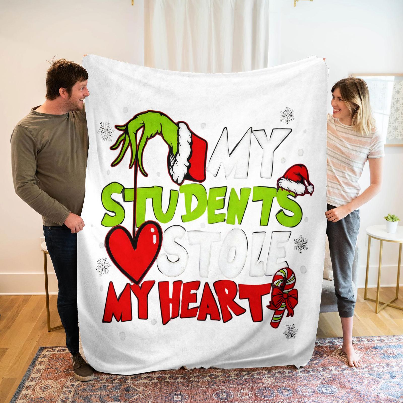 

Blue Velvet Blanket Christmas Blanket Personalized Blanket Digital Printed Blanket 100x130cm One Size