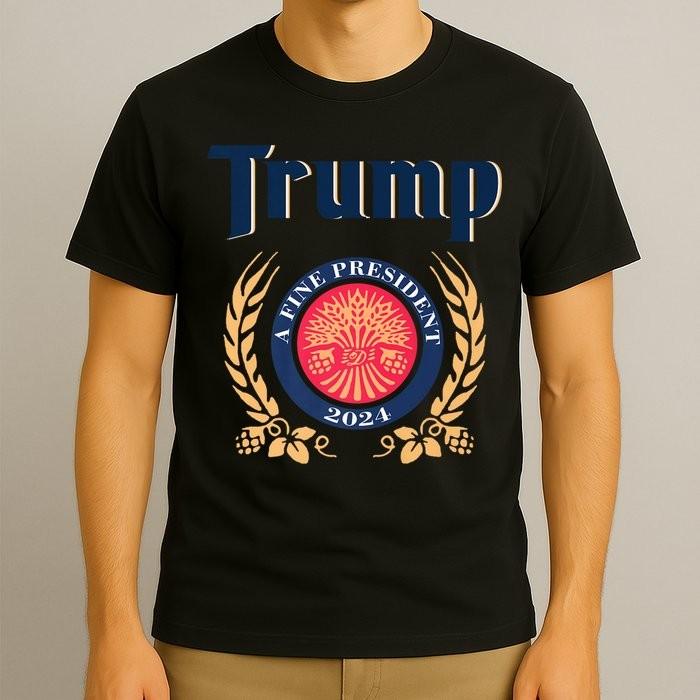 Trump A Fine President 2024 T-Shirt Unisex T-Shirt L