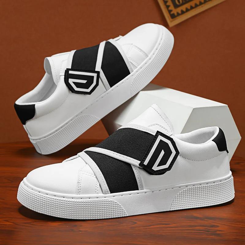 Fashion Fashion Men Business Casual Shoes New Anti Slip Outdoor Sneakers Comfortable Wear-resistant Walking Shoes Leather Walking Shoes