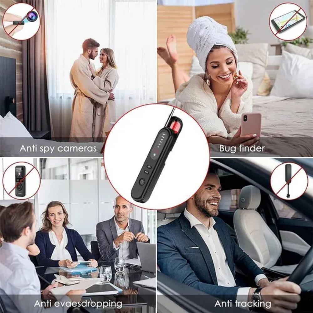 1PC Hidden-Camera-Detectors, Anti-Spy Camera Detector Bug Detector GPS Tracker RF Signal Scanner Listening Devices Finder