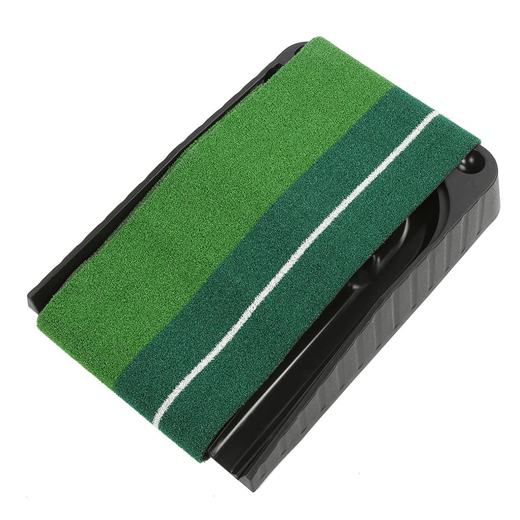 Tapete de Putting de Golfe de Grama Verde Interno Retorno de Bola Tapete de Prática de Golfe Equipamento de Treino