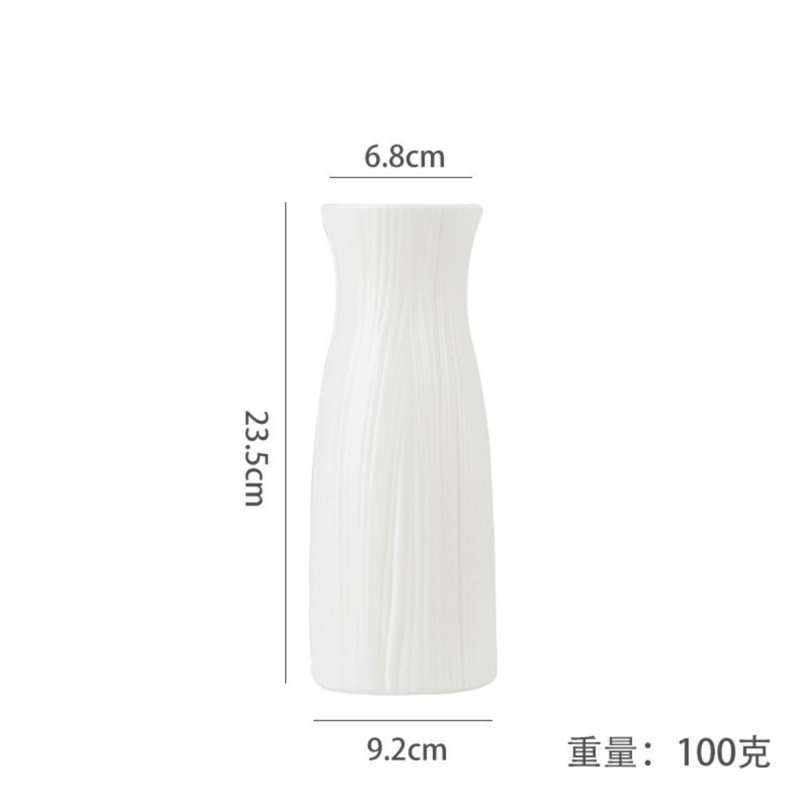 

Ваза из пластика в виде ананаса с водяной рябью, обернутая пеньковой веревкой, для цветочной композиции своими руками, цветочный горшок, украшение для гостиной, домашний декор One Size белый