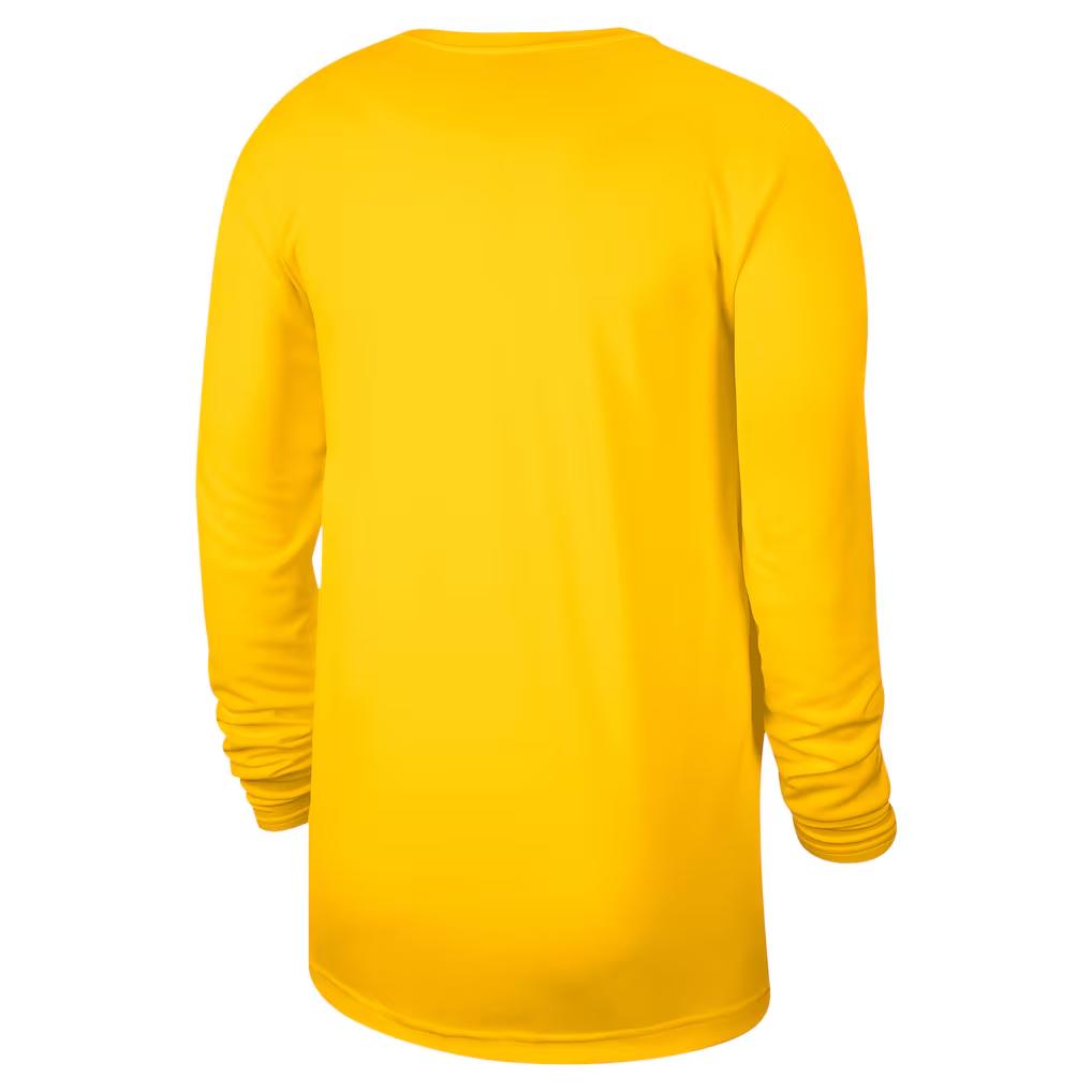 Nike NBA Los Angeles Lakers 2024/25 Season Crew Neck Pullover Sports Long Sleeve T-Shirt Men Tops HF0770-728