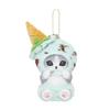 Japanese Plush Adorable Shark Cat Ice Cream Cone Keychain Soft And Colorful Decor Girls For