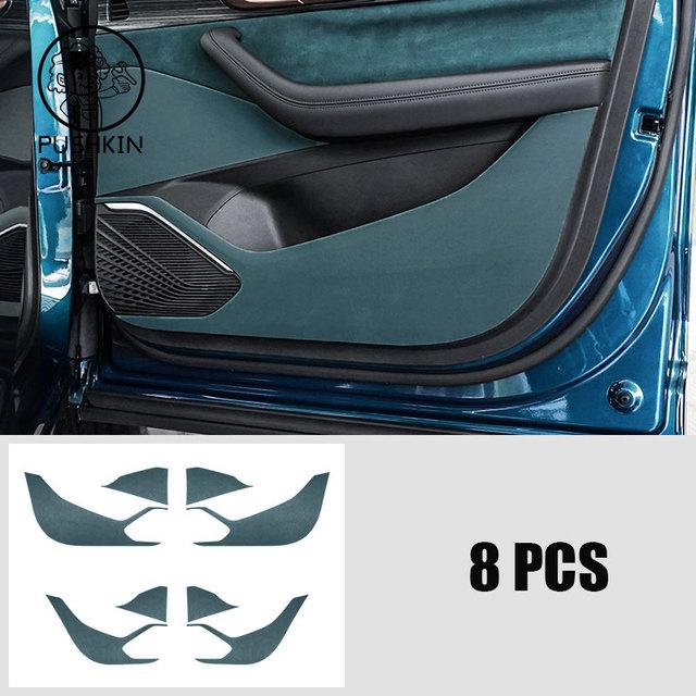Car Door Anti Kick Pad Leather Protection Film for GEELY Monjaro KX11    Protector Stickers  Trim Car Accessories