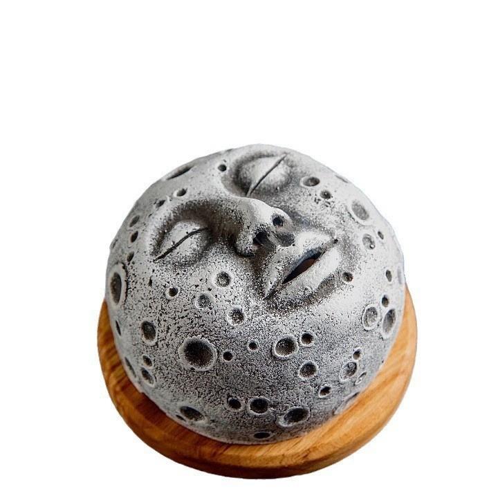 Modern Minimalist Moon Incense Burner Unique Resin Home Dcor Aromatherapy Gift