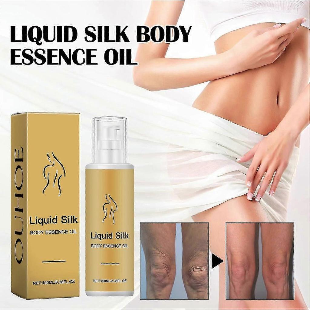 Liquid Silk Body Oil, Liquid Silk Body Essence Oil For Anti Wrinkle, Liquid Silk Multi-Tasking & Smoothing Oil, Liquid Silk Moisturizing Oil For Body