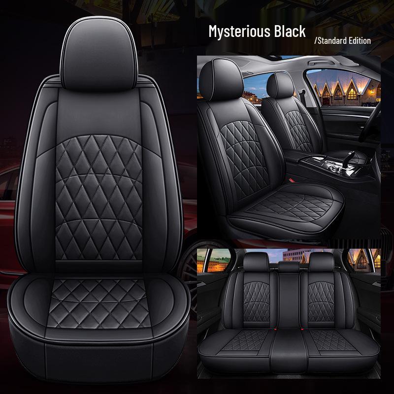 3D Full Surround Leather Car Seat Cover for Sedan - All-Season Cushion