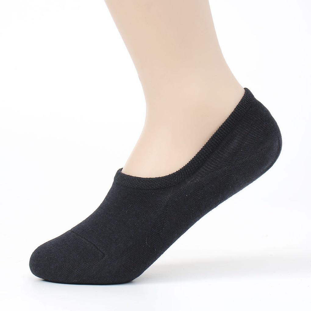 Simple Fit Cotton Plain Socks (10 Pairs) (Navy) Fake Socks