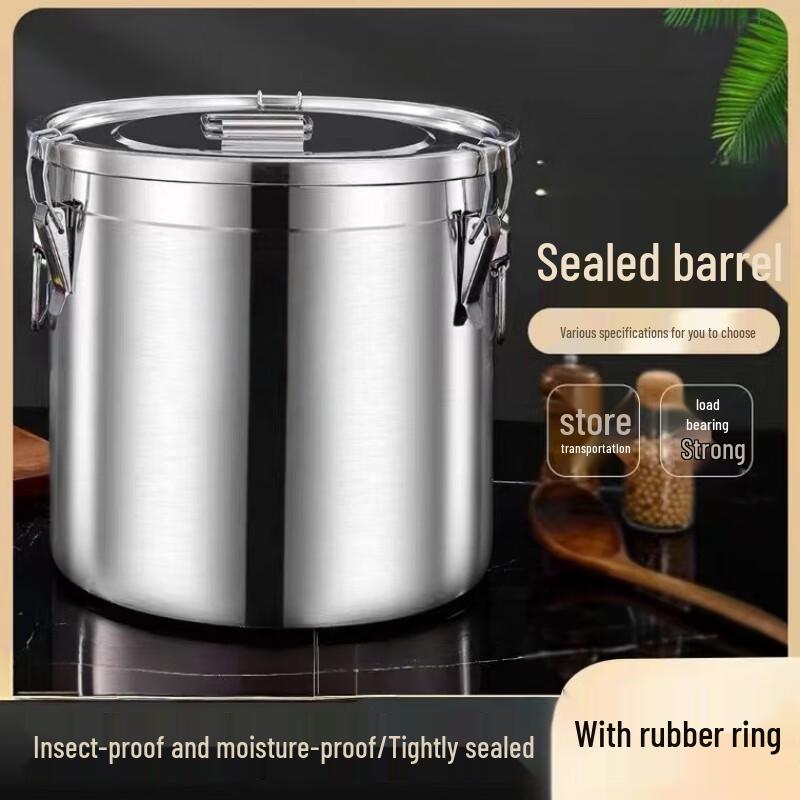 

Tangyu Stainless Steel Sealed Storage Bucket