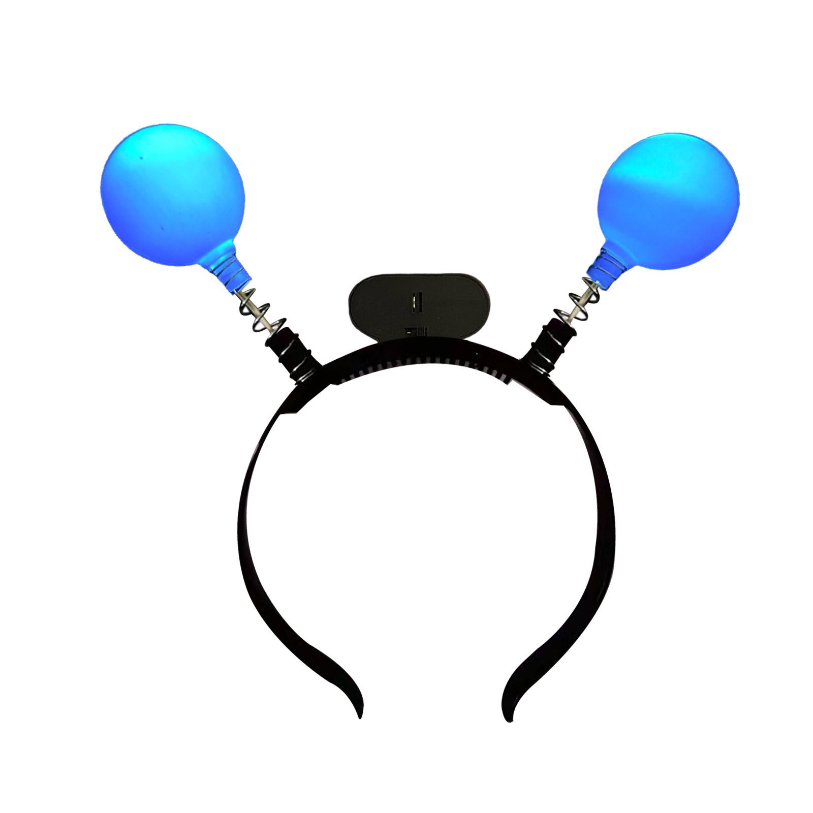 

Colorful Sphere Spring Headpiece Plastic Nonslip for Birthday Music Festival and Carnivals Novelty Party Accessories синій