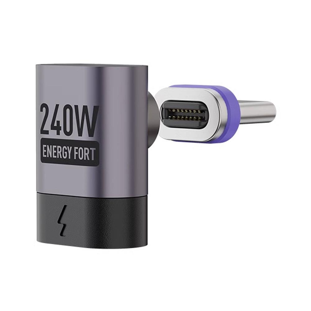 SIKAI 240W PD 3.1 Magnetický nabíjecí adaptér Type-C Rychlé nabíjení Přenos dat Konektor