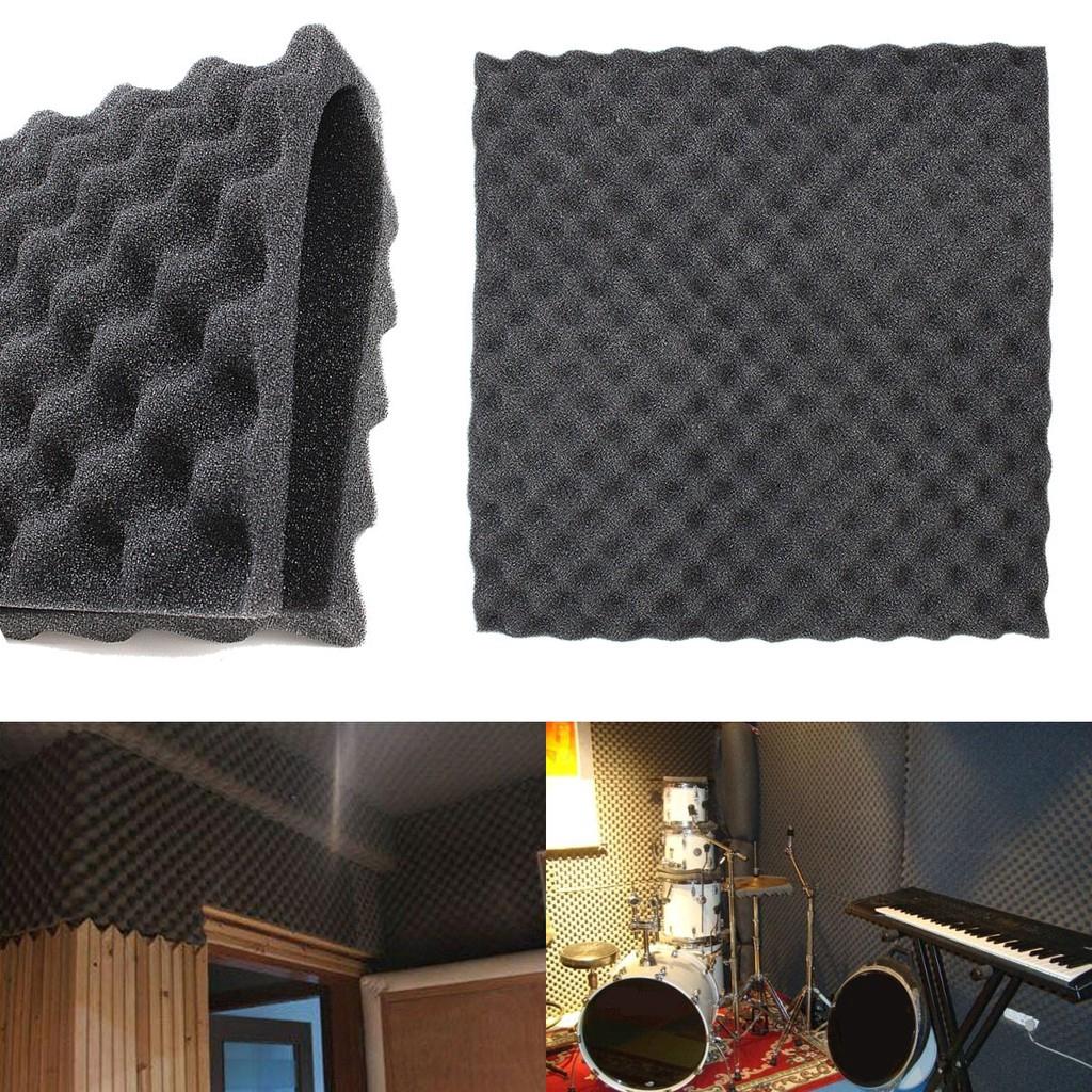 5Pcs 50x50cm Sound Absorbing Soundproofing Foam Home Studio Acoustic Sound Treatment Absorption