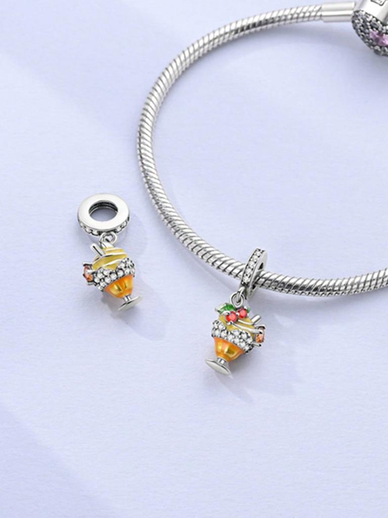copper Colors Golden Sunflower Bead Charms Charm Pendant for Authentic Bracelets for Women Do It Yourself Jewellery Love Gift