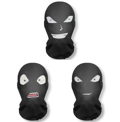 [Electric Circus] Funny Masks, Cosplay, Halloween, 3-Piece Set, Detective, Criminal, Costume, Mask, Headgear, Cultural Festival, School Festival (B