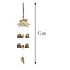Owl Wind Chimes, Outdoor Indoor Garden Decoration with 4 Bells 3 Owls, Home Wind Catcher Romantic Wind Chimes