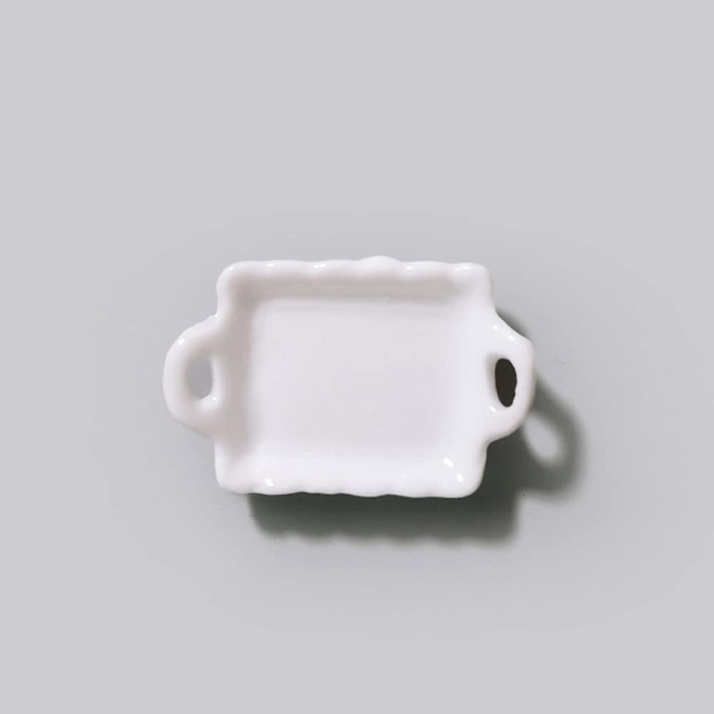 Moin Moin Miniature Scale Afternoon Cafe Time Coffee Plates and Food 1/6 11-Piece Set Bread, Cup, Snacks, Sweets, Pretzels, Donuts, Realistic,