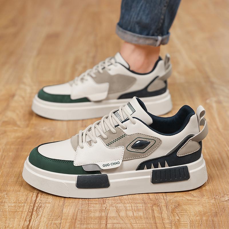 Men Shoes Sneakers Chunky Mens Casual Shoes Luxury Breathable Men Walking Shoes Trend Leather Shoes for Men Running Shoes Male Footwear