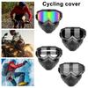 Cycling Face Guard with Detachable Goggles Windproof Sand-proof Breathable Men Women Outdoor