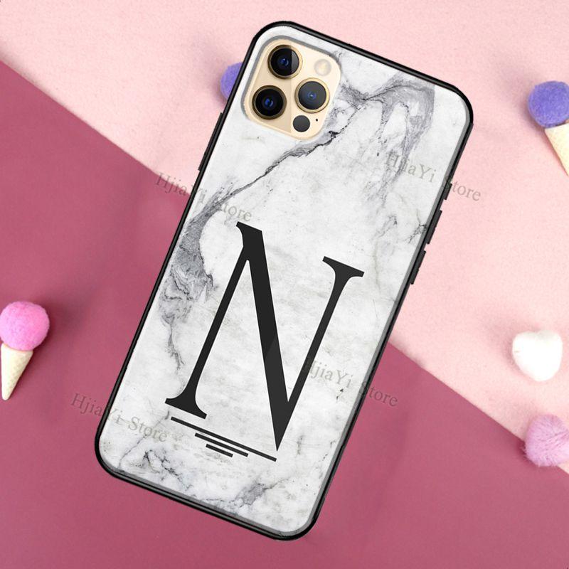 PERSONALISED CUSTOM MARBLE YOUR NAME For iPhone 12 Pro Max 13 Mini Case For iPhone 11 Pro Max XS X SE 2020 7 8 Plus XR Cover