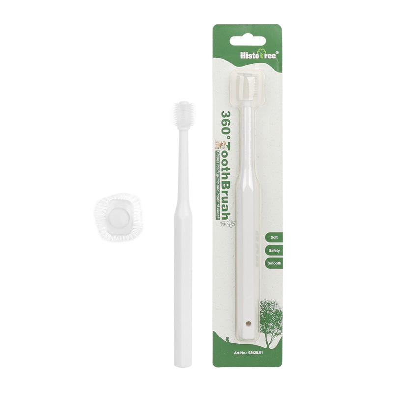 360° Pet Toothbrush for Cats & Dogs: Oral Cleaning Supplies