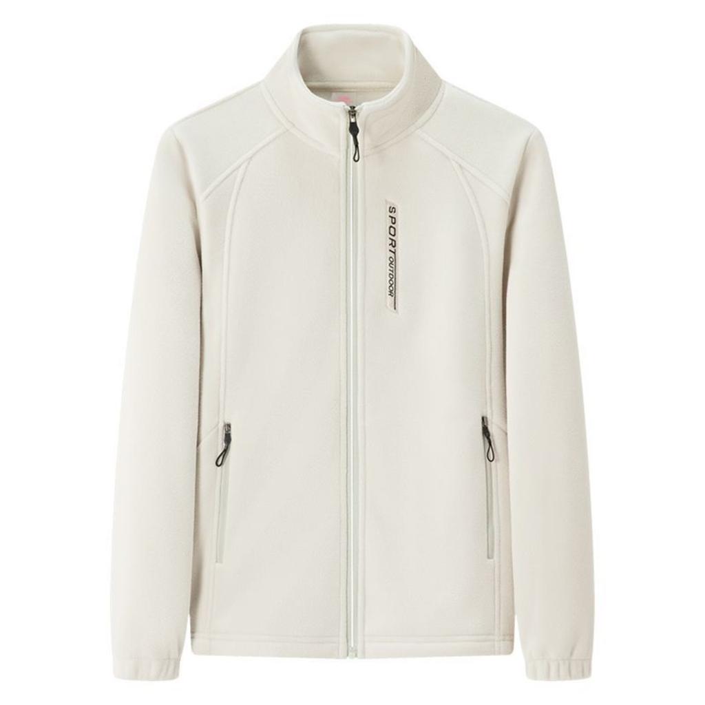 Polar Fleece Jacket for Women, Casual Fleece Jacket, Stand Collar, Thick Cardigan, Sports Outdoor Hoodie, Warm and Thick, Warm and Cozy