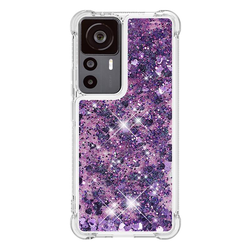 Pouzdro 12T Pro na Pro Coque Xiaomi 12T Pro Kryt Dynamické tekuté pouzdro s tekutým pískem Pro Funda Xiomi Xiaomi Mi 12T 12 T Pro Pouzdra na telefon