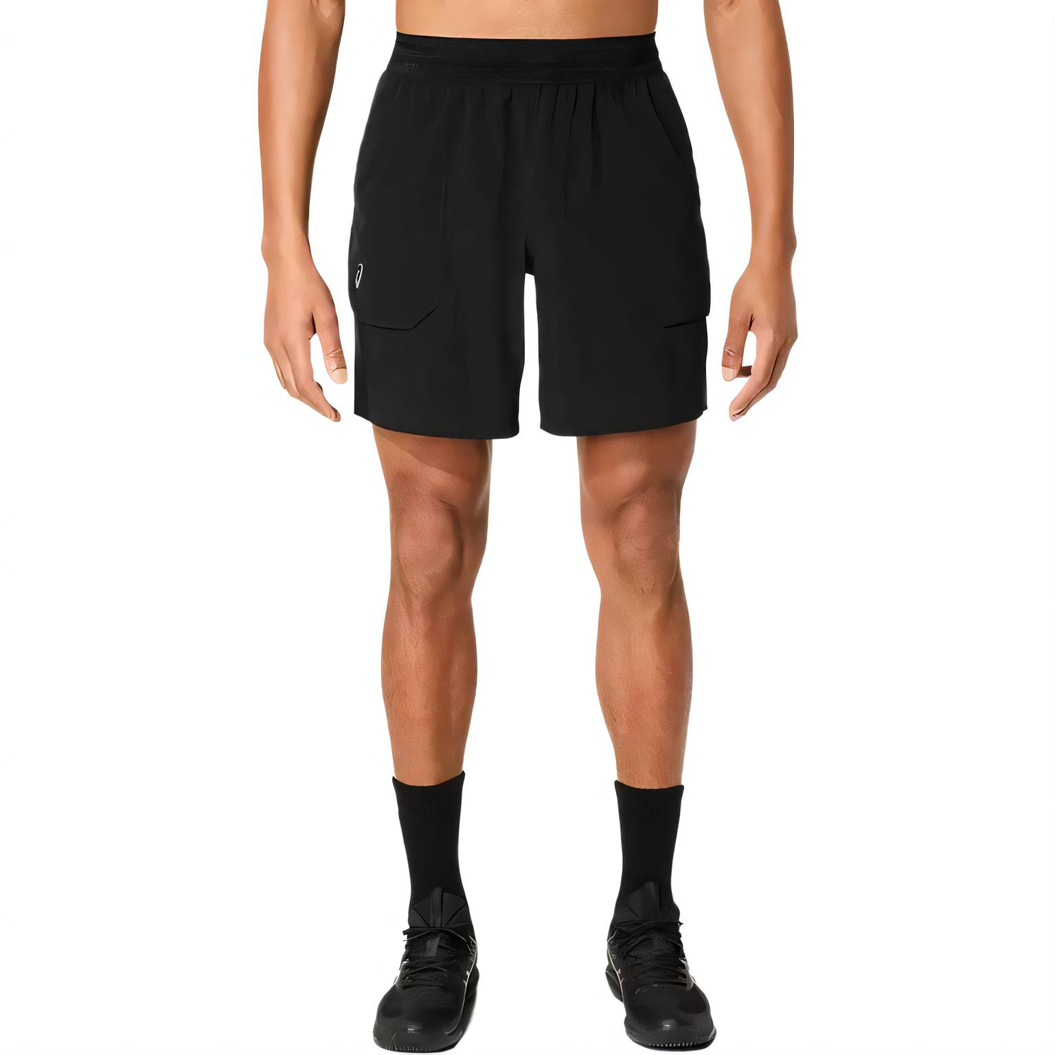 ASICS MATCH 7IN Tennis Bottom Men s Black 2041A357-001 2XL