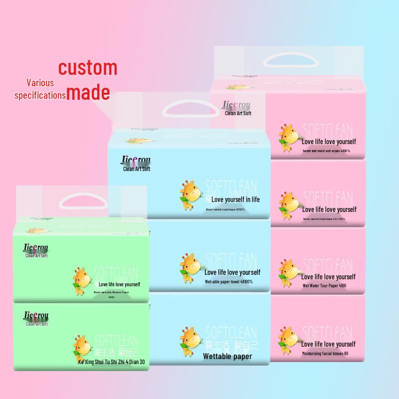 Jieyi Soft Virgin Wood Pulp Toilet Paper Tissue