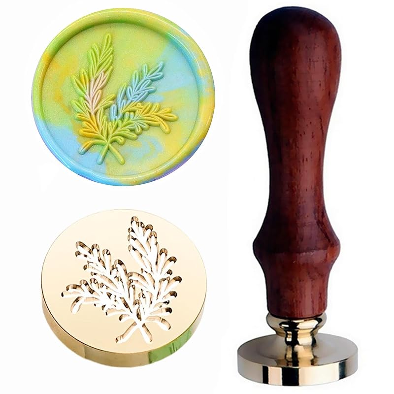 

JUPPE 6pcs Flower Wax Seal Set, Cherry Blossom Rose Bell Orchid Branches Tulip Various Flowers Sealing Wax Stamps for Wedding Invitation Birthday Rosemary Wax Seal Stamp