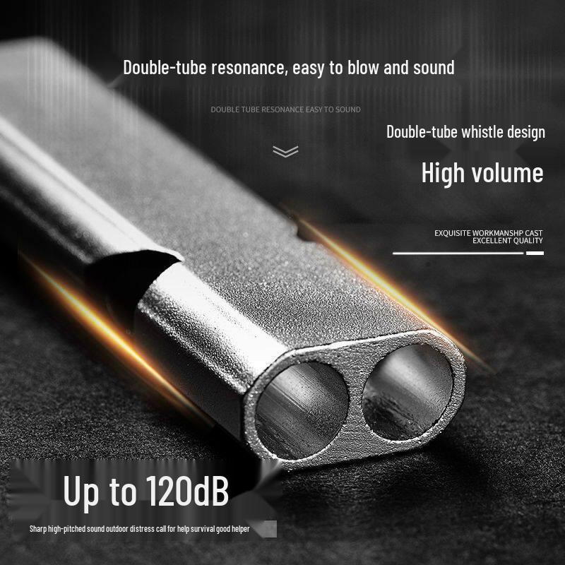 Super Loud Lifesaving High-Frequency Whistle for Outdoor Rescue, Sports, and Training