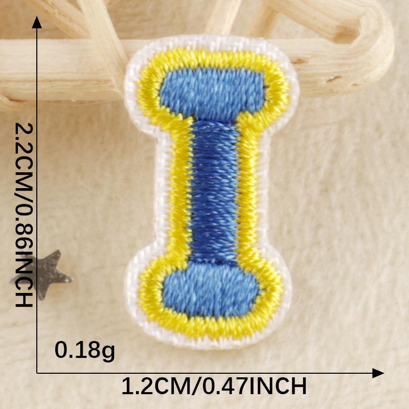 A-Z Embroidery Sticker Cartoon Original English Patch Clothing Accessories Badge Accessories Ironing < Unk > < Unk > Wappen Cloth Sticker