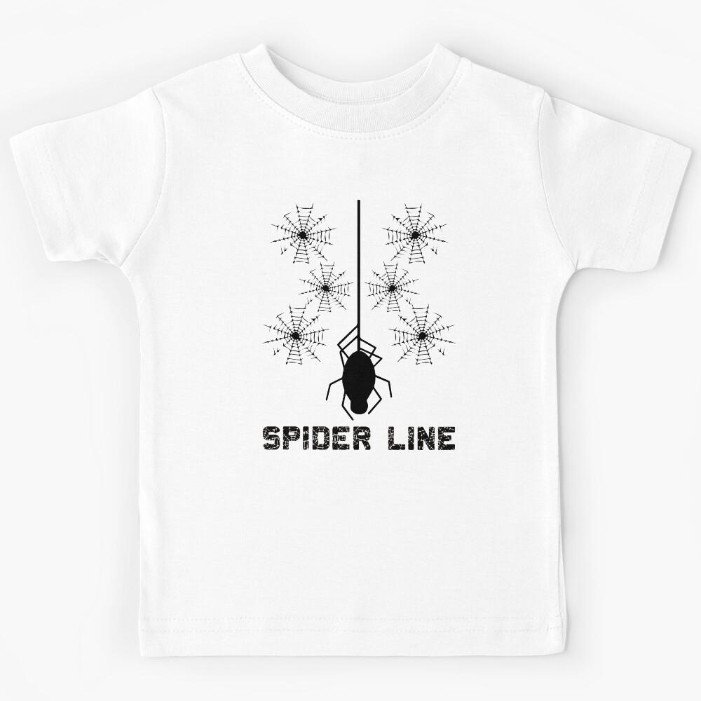 Black Spider Line Kids T-Shirt 100