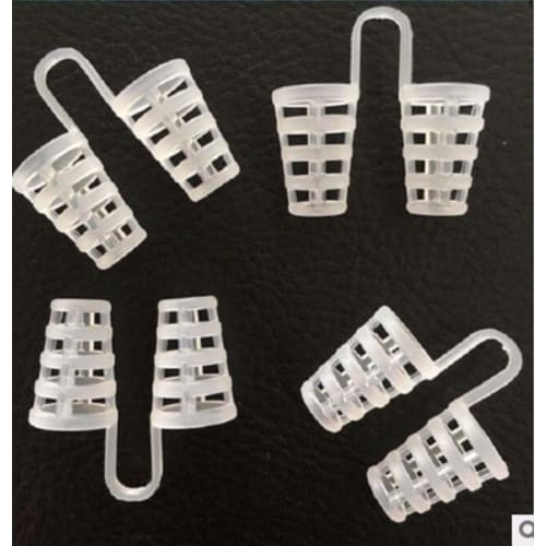 Set of 8 Nose Pins, Anti-Snoring Aid, Nasal Dilation, Silicone, for Nasal Breathing, Snoring, and Nasal Congestion, Sleep