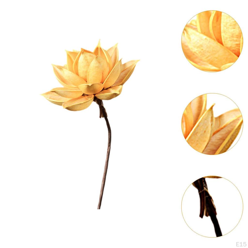 Dried Flower Arrangement In Vase, DIY Centerpiece for Bedroom and Party Settings