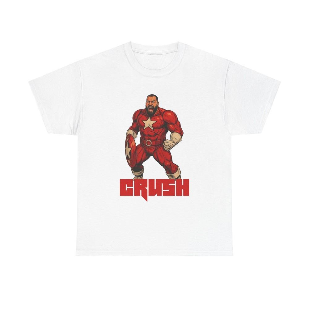 

Red Guardian Crush Unisex Heavy Cotton Tee, Red Guardian Cosplay Rusev T-shirt L