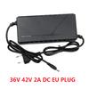 36V 42V / 48V 54.6V 2A /5A LED Charger For Lithium Battery Digital Display Power Supply Adapters Fast Charging With Cooling Fan