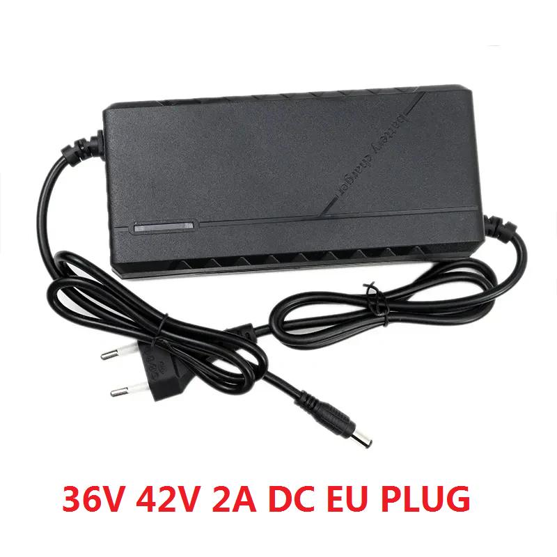 36V 42V / 48V 54.6V 2A /5A LED Charger For Lithium Battery Digital Display Power Supply Adapters Fast Charging With Cooling Fan