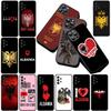 Soft Cover for Samsung Galaxy S24 S25 S23 FE Ultra Plus S7 Edge S25+ S23+ A56 5G Casing Phone Case Albania Love Albanians Flag