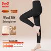 Miiow Women's Mink Velvet & Silk Blend Thermal Leggings