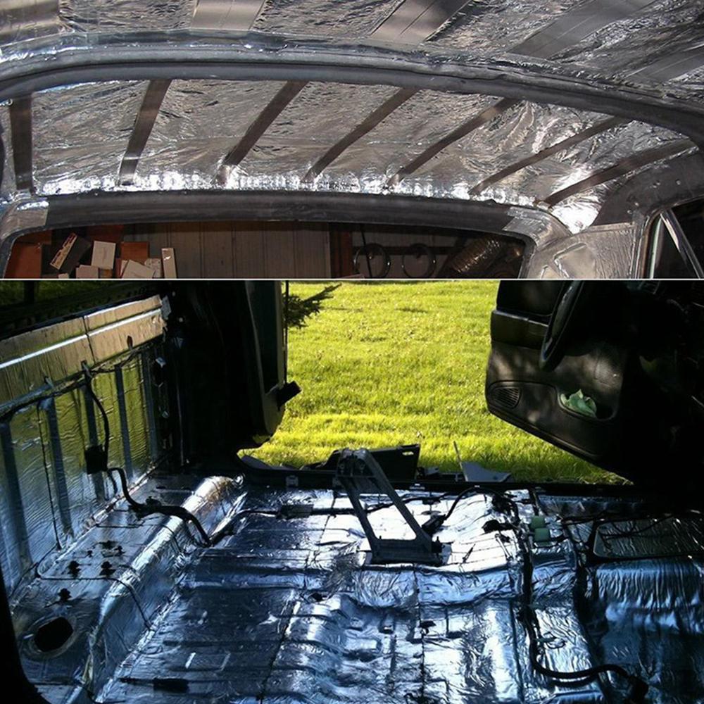 5/10mm Covoraș de amortizare a sunetului acustic pentru mașină, eșapament automat, capotă, ușă, rolă de izolare impermeabilă