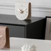 Living room - Simple and elegant, with an artistic style. Desk with clock. Simple artistic desktop clock. Bedroom decoration - H