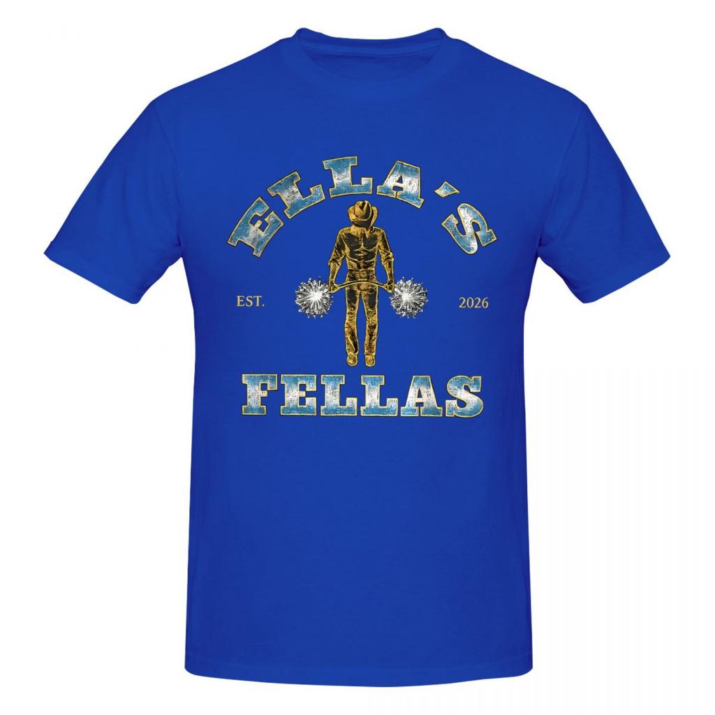 Unisex Ella Langley Ellas Fellas Tolles T-Shirt Streetwear Rundhals Baumwoll-T-Shirt Unisex