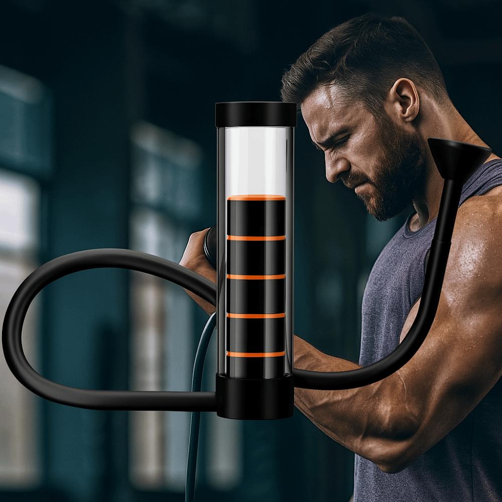 Resistance Breathing Dumbbell Muscle Trainer Abdominal Breathing Muscle Training Fitness